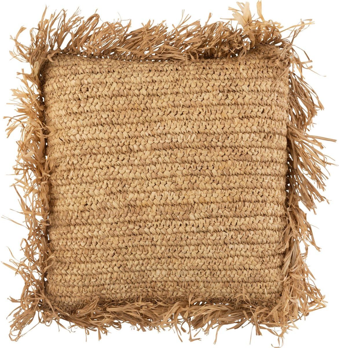 DOĞAL RAFYA KARE YASTIK 45x45 CM