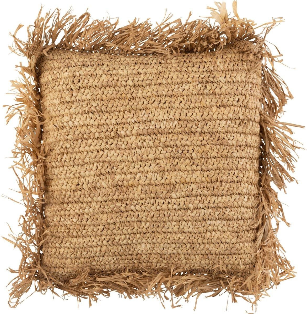 DOĞAL RAFYA KARE YASTIK 45x45 CM