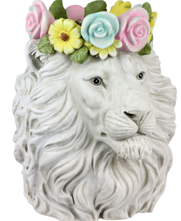 HIPPIE LION ÇİÇEKLİK - SAKSI