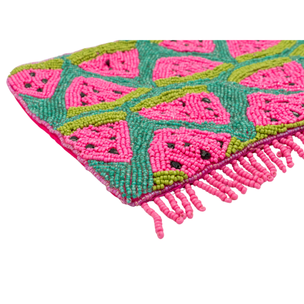 Watermelon Boncuklu Clutch Çanta