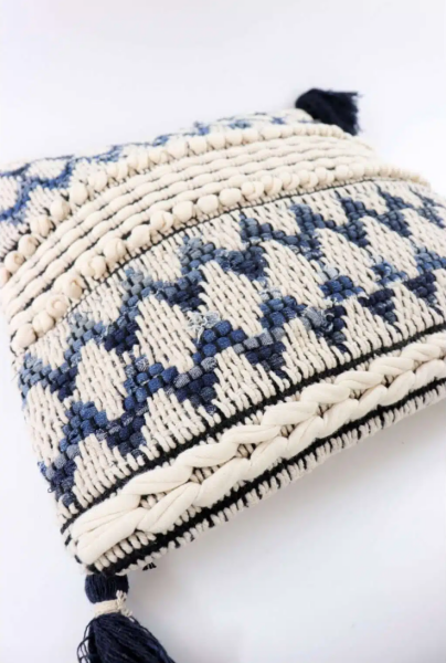 AZUL KARE YASTIK 45X45 cm HOFF-INTERIEUR