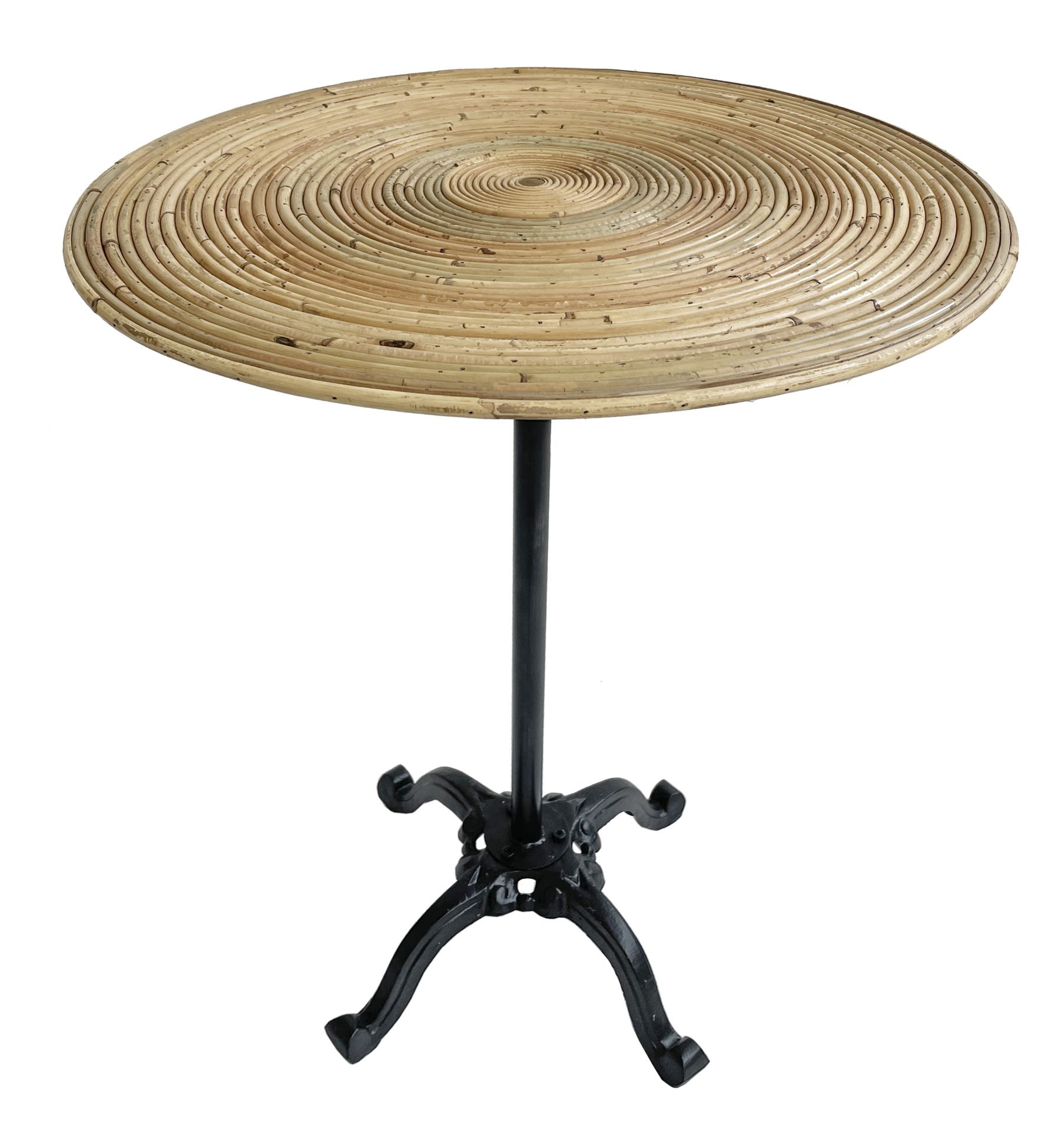 BAMBU TABLALI METAL AYAKLI SEHPA