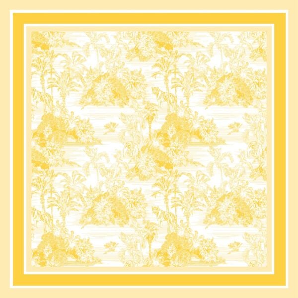 TOILE DE JOUY APOLLO İPEK FULAR - 55 x 55 CM