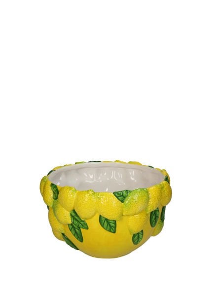 Limonlu Sarı Dekoratif Kase