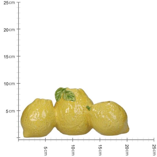 Limon Formlu Üçlü Vazo