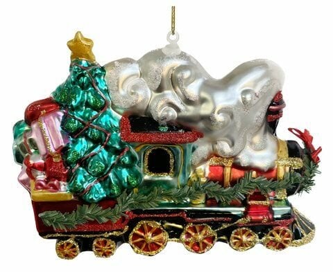 Rengarenk Cam Tren Yılbaşı Ağaç Süsü