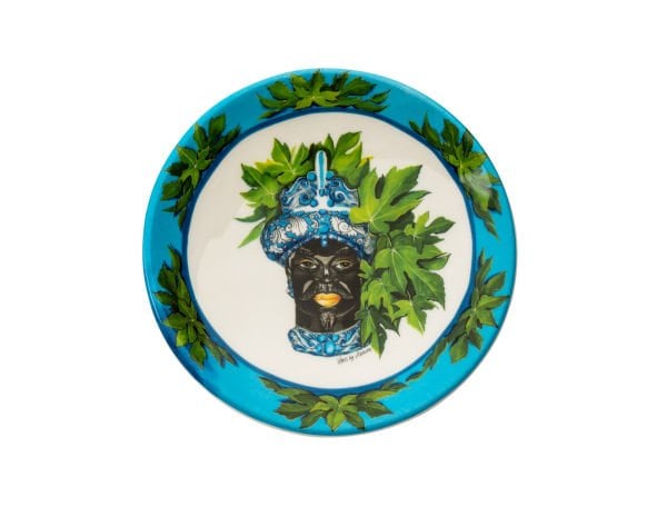 Sicilya Moor Motifli Çukur Tabak, Küçük