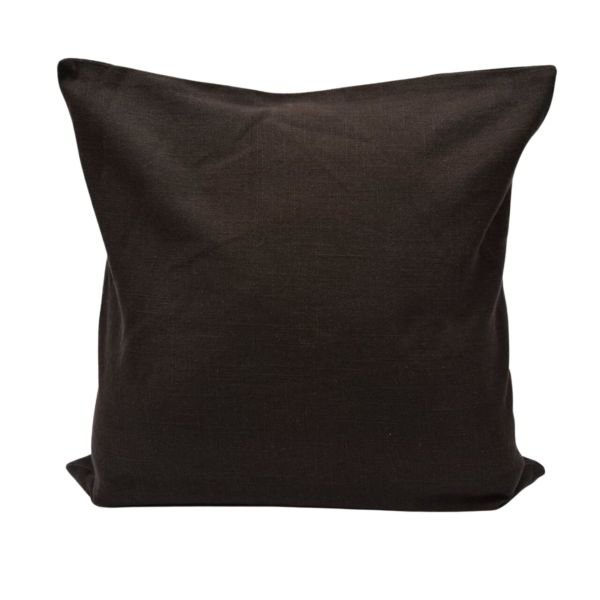 KELEBEK MOTİFLİ SİYAH KADİFE KARE YASTIK KILIFI