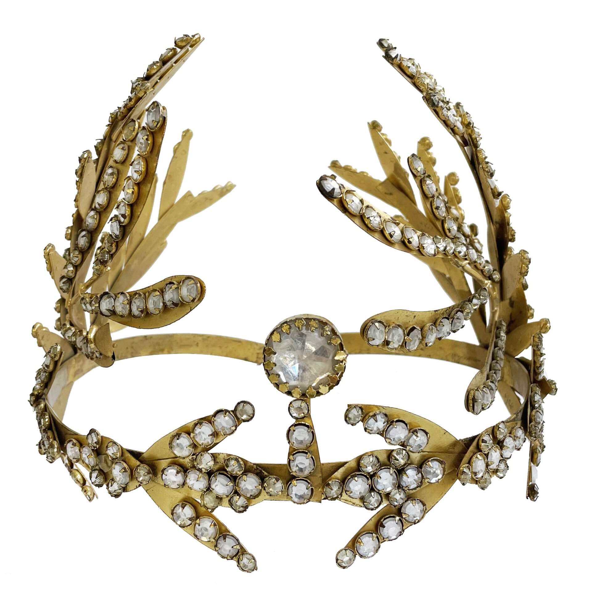 Kristal Taşlı Taç Yılbaşı Dekoru