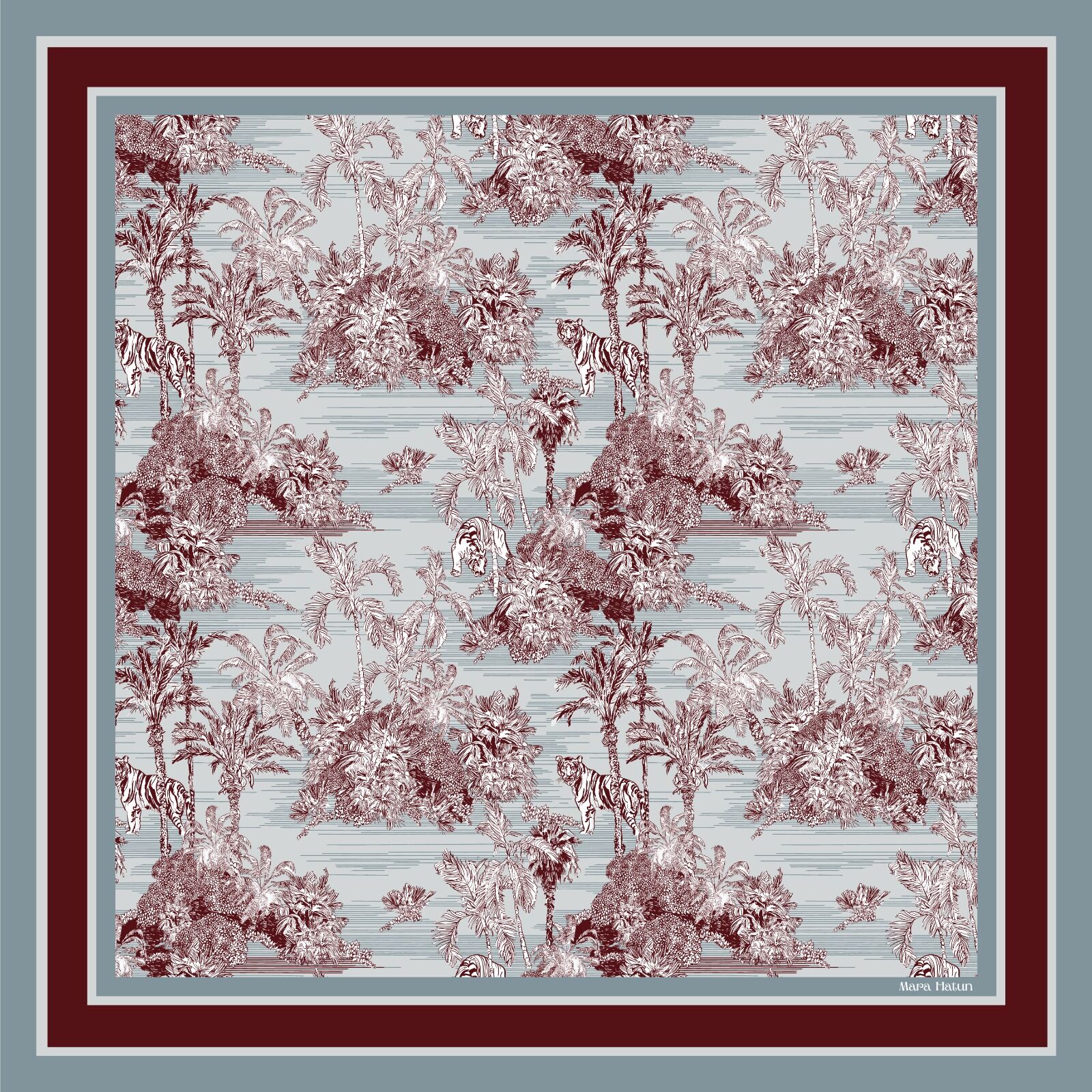 TOILE DE JOUY JACKIE İPEK ŞAL 140 X 140 CM