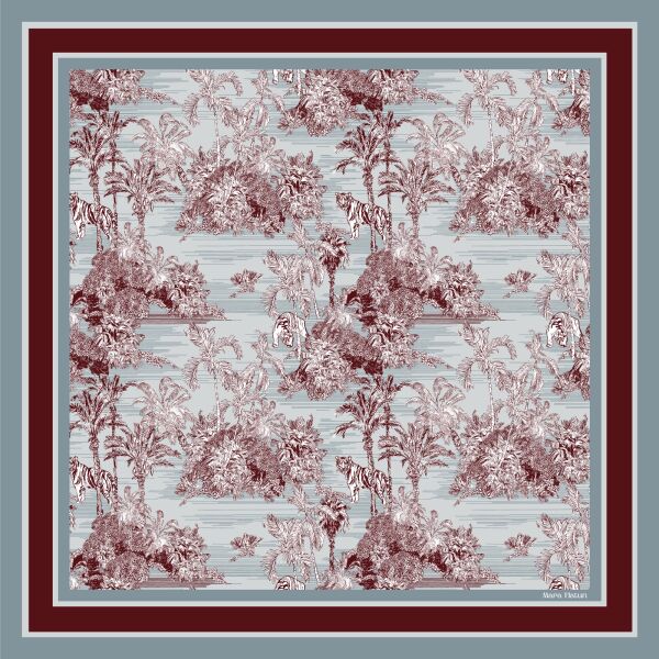 TOILE DE JOUY JACKIE İPEK ŞAL 140 X 140 CM