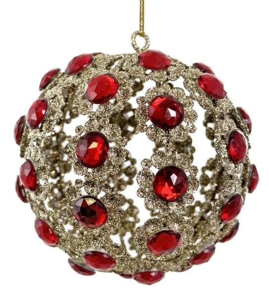 Işıltılı Yılbaşı Topu Ağaç Süsü