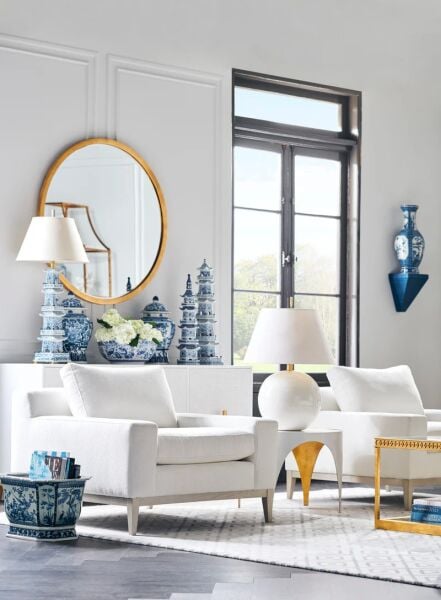 HEXAGON BLUE BLANC PAGODA - 7 KATLI
