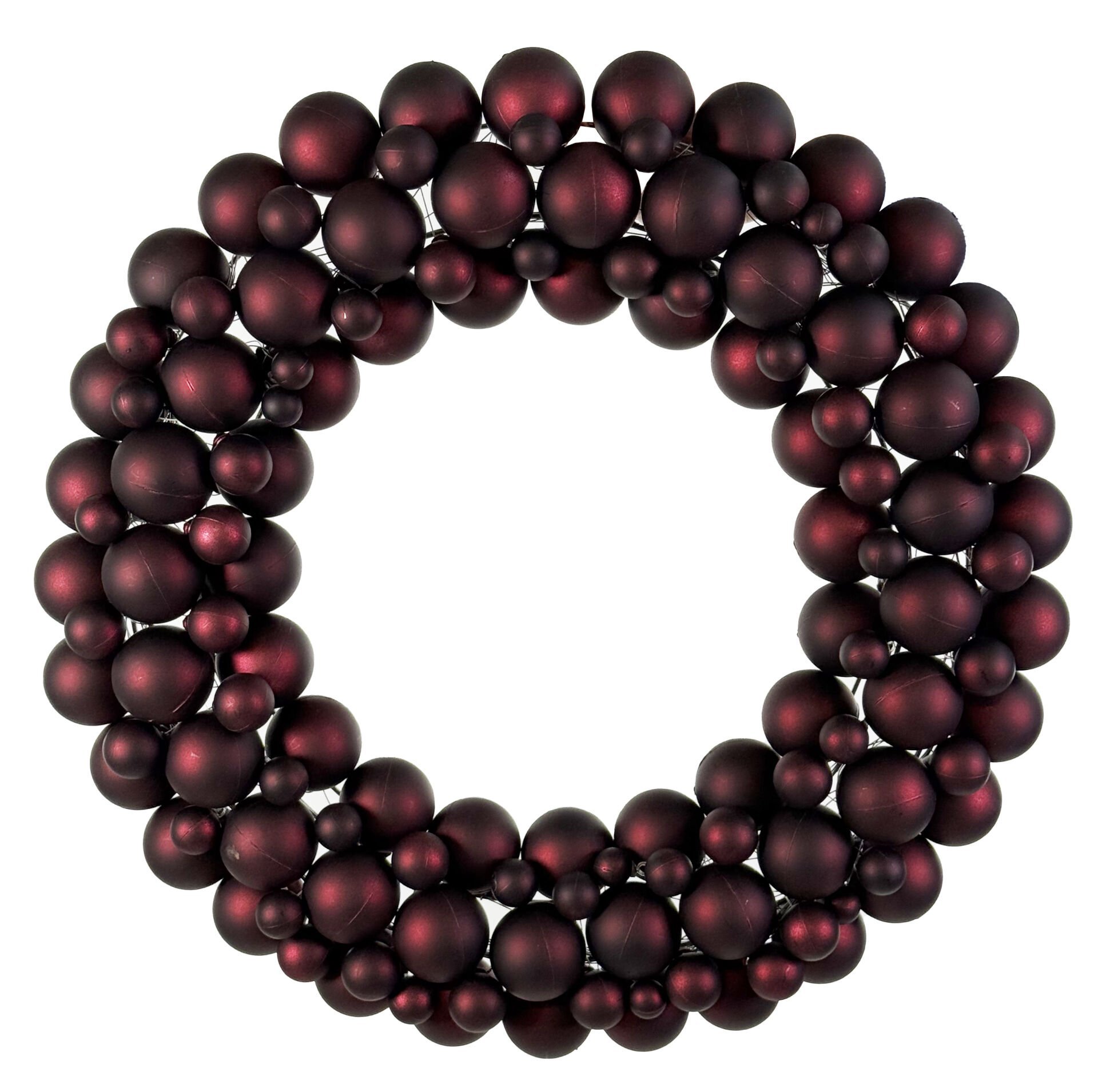 Bordo Bubble Çelenk