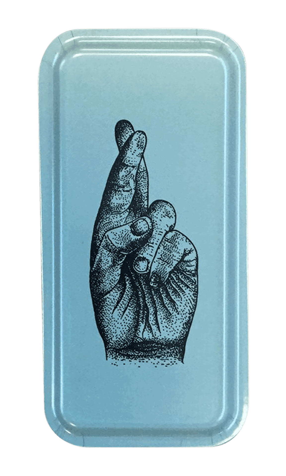 ANTİK EL DESENLİ AHŞAP TEPSİ, TURKUAZ, LES OTTOMANS