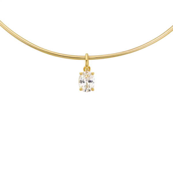 LITTLE OVAL SWAROSVKI CHARM