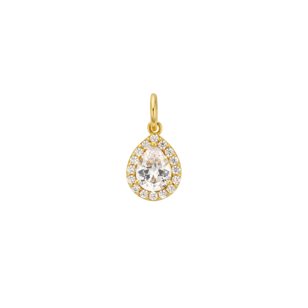 PEAR SWAROSVKI CHARM
