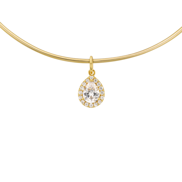 PEAR SWAROSVKI CHARM