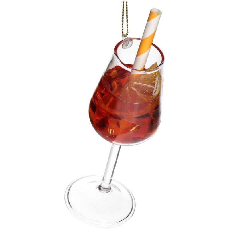 Aperol Spritz Kokteyl Cam Yılbaşı Süsü