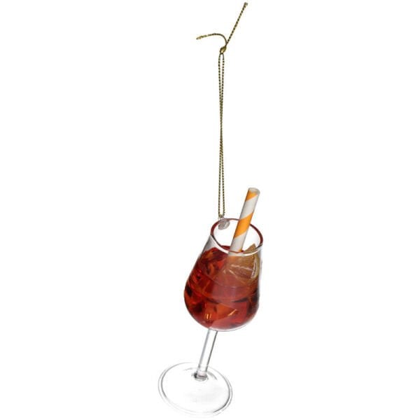 Aperol Spritz Kokteyl Cam Yılbaşı Süsü