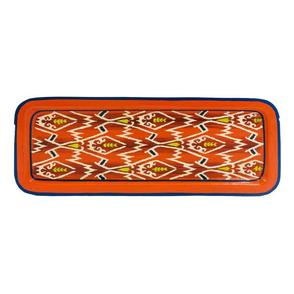 ANADOLU MOTİFLİ EL BOYAMASI TEPSİ, LES OTTOMANS