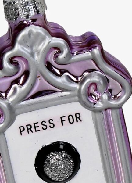 'Press for Champagne' Zili Yılbaşı Süsü