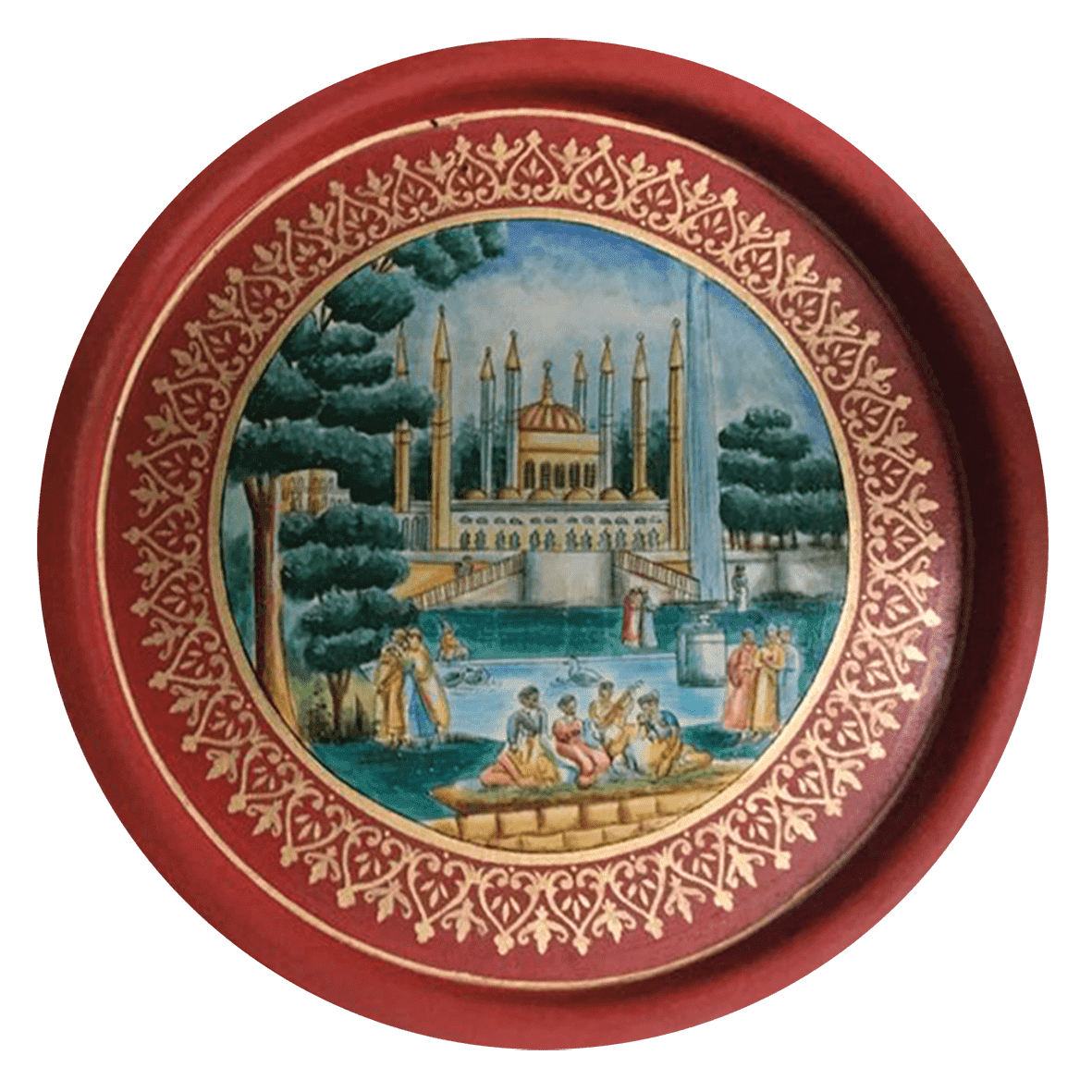 İSTANBUL EL BOYAMASI TEPSİ, LES OTTOMANS