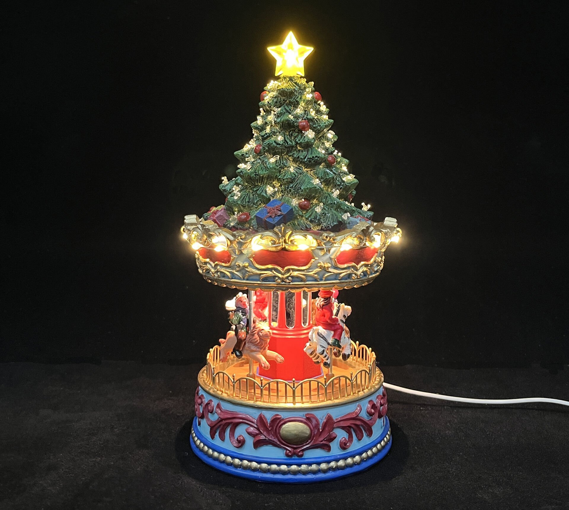 Karusel Yılbaşı Ağacı Müzik Kutusu