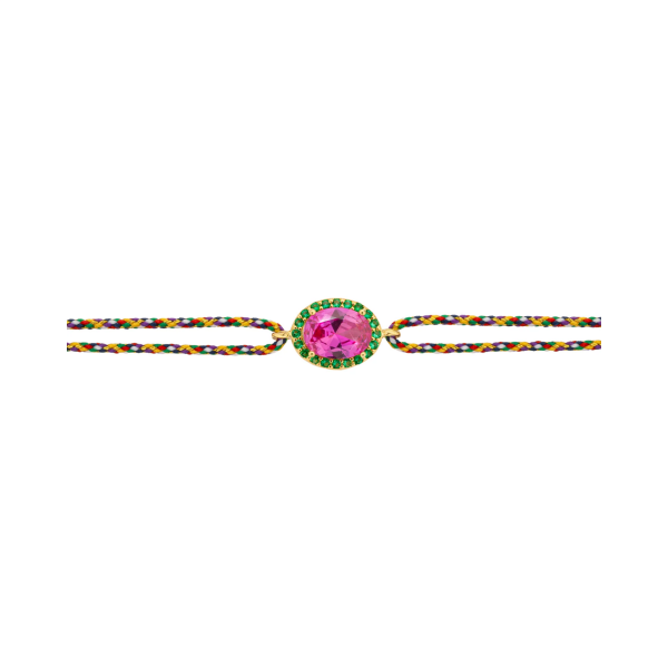 FUCHSIA DYNASTY SWAROVSKİ BİLEKLİK