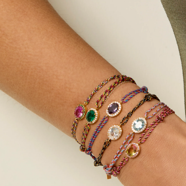 FUCHSIA DYNASTY SWAROVSKİ BİLEKLİK
