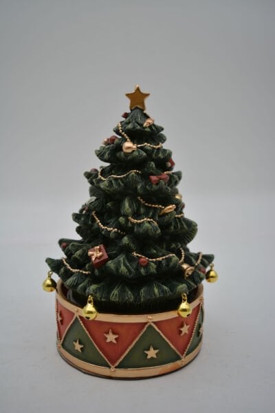 Dönen Yılbaşı Ağacı Müzik Kutusu