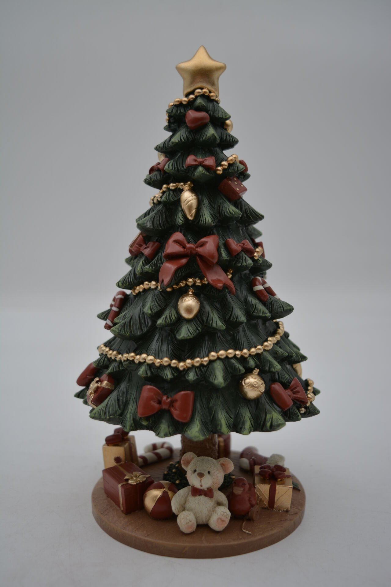 Hediyeli Döner Müzikli Çam Ağacı Yılbaşı Dekoru