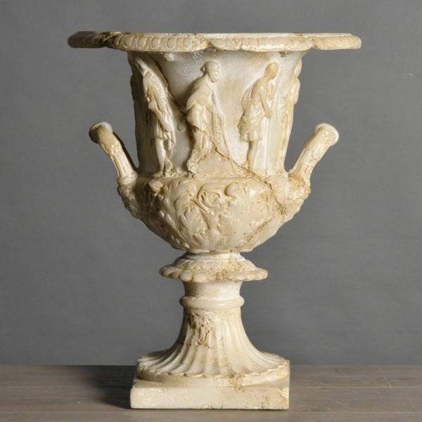 Medici Kabartmalı Vazo-Saksı-Heykel