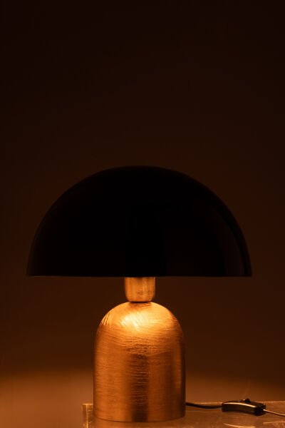 Mantar Şapkalı Pirinç Abajur