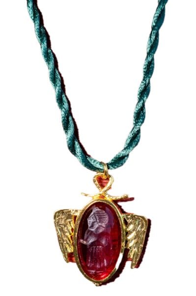 EAGLE EYE RUBY QUARTZ KOLYE