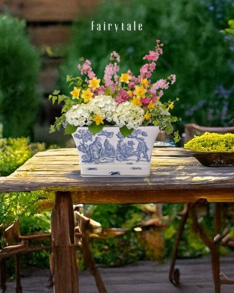 TOILE DE CAMPAGNE BLEU BLANC SAKSI