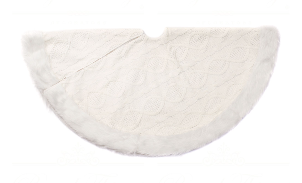 ÖRGÜLÜ YILBAŞI AĞACI ETEĞİ, BEYAZ, GOODWILL