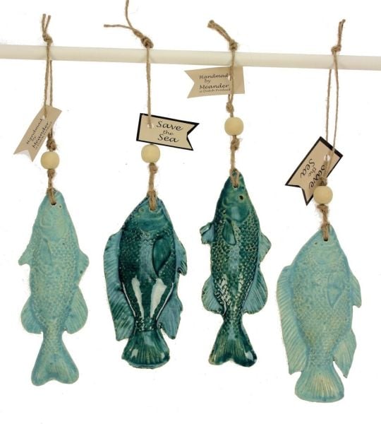 Turkuaz Balık Süs 6 x 1 x 16 cm