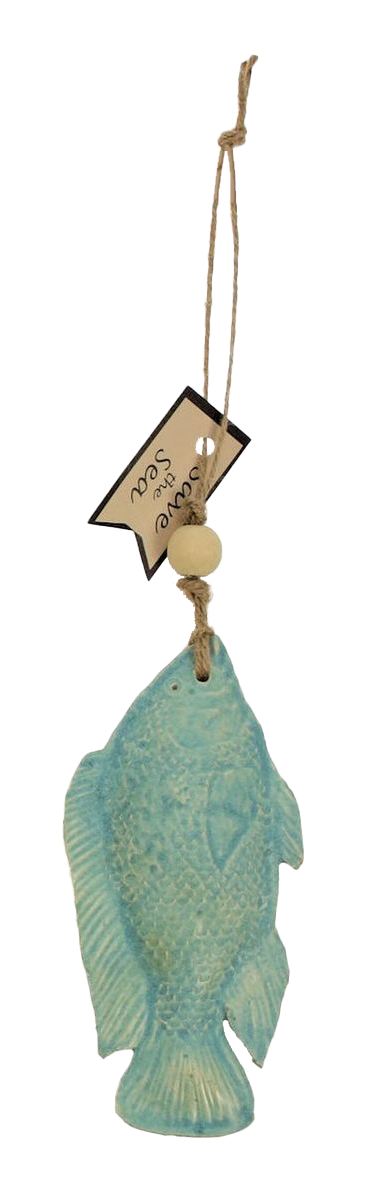 Turkuaz Balık Süs 7 x 1 x 14.5 cm