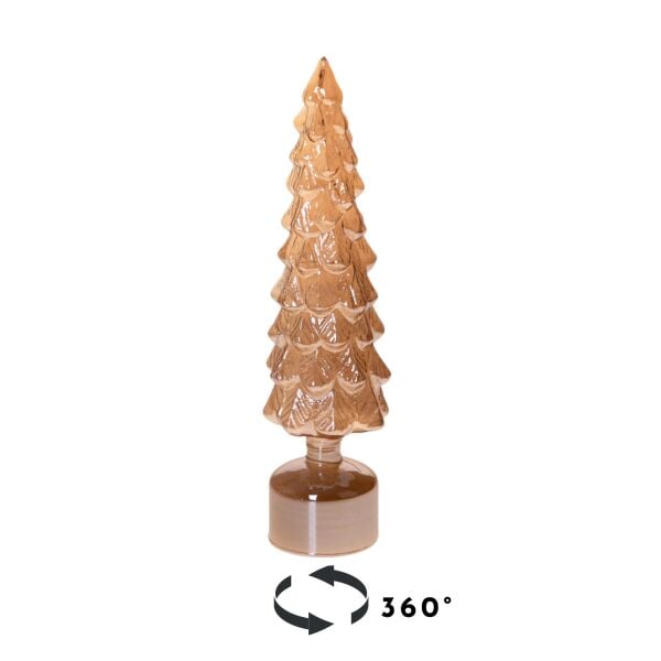ALBERO NATALE DÖNEN LEDLİ YILBAŞI AĞACI 36 cm