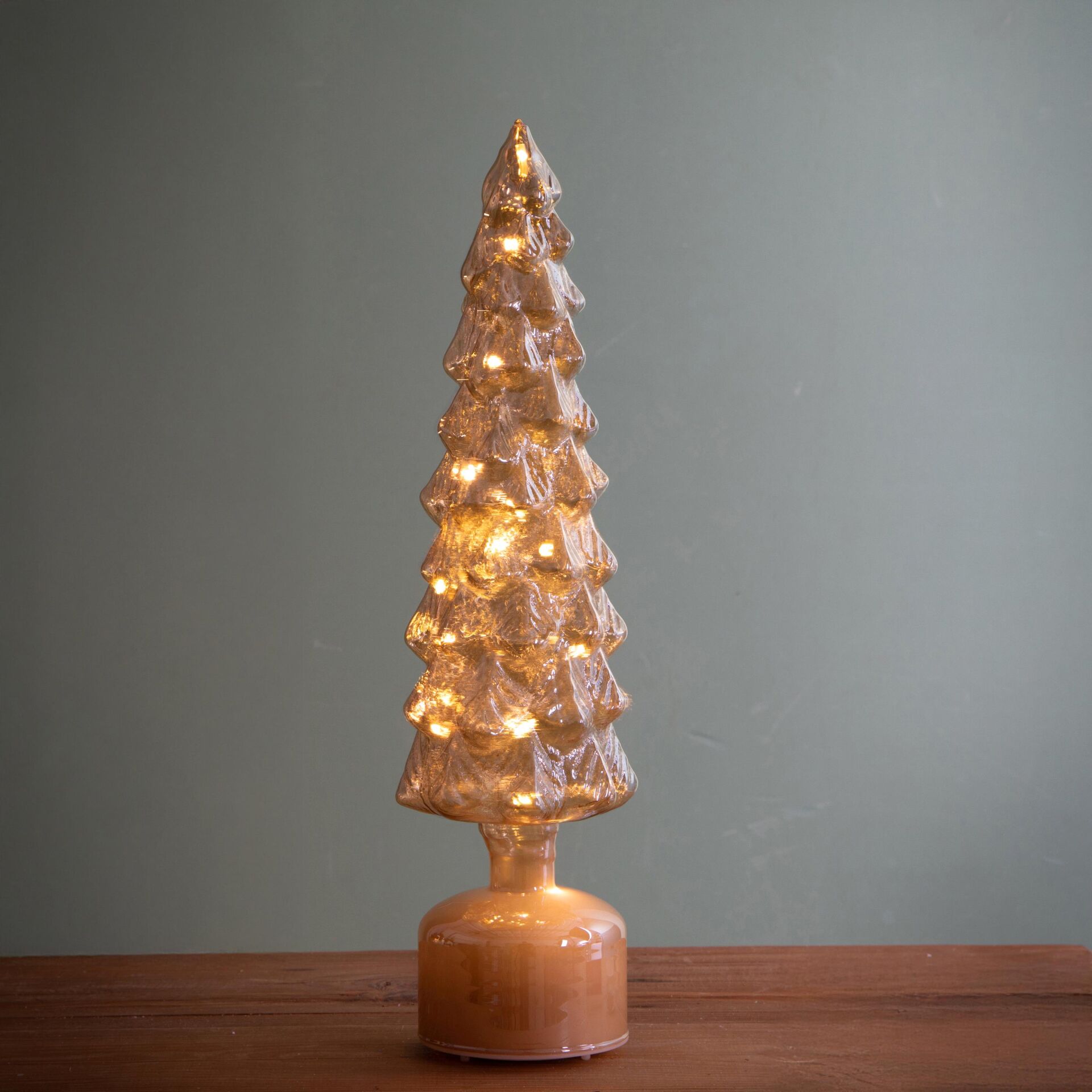 ALBERO NATALE DÖNEN LEDLİ YILBAŞI AĞACI 36 cm