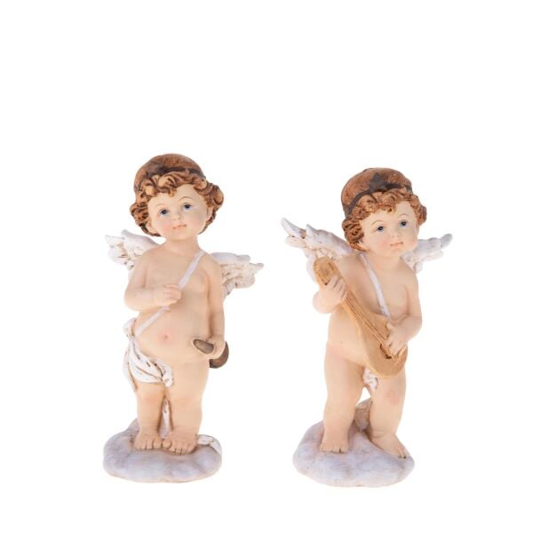 Müzisyen Melek Figürlü Biblo - Mandolin