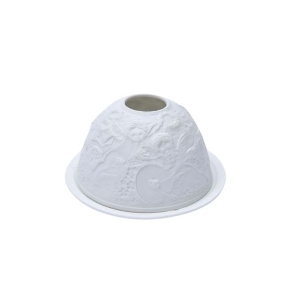 MELEK MASALI KUBBELİ PORSELEN MUMLUK - TEALIGHT