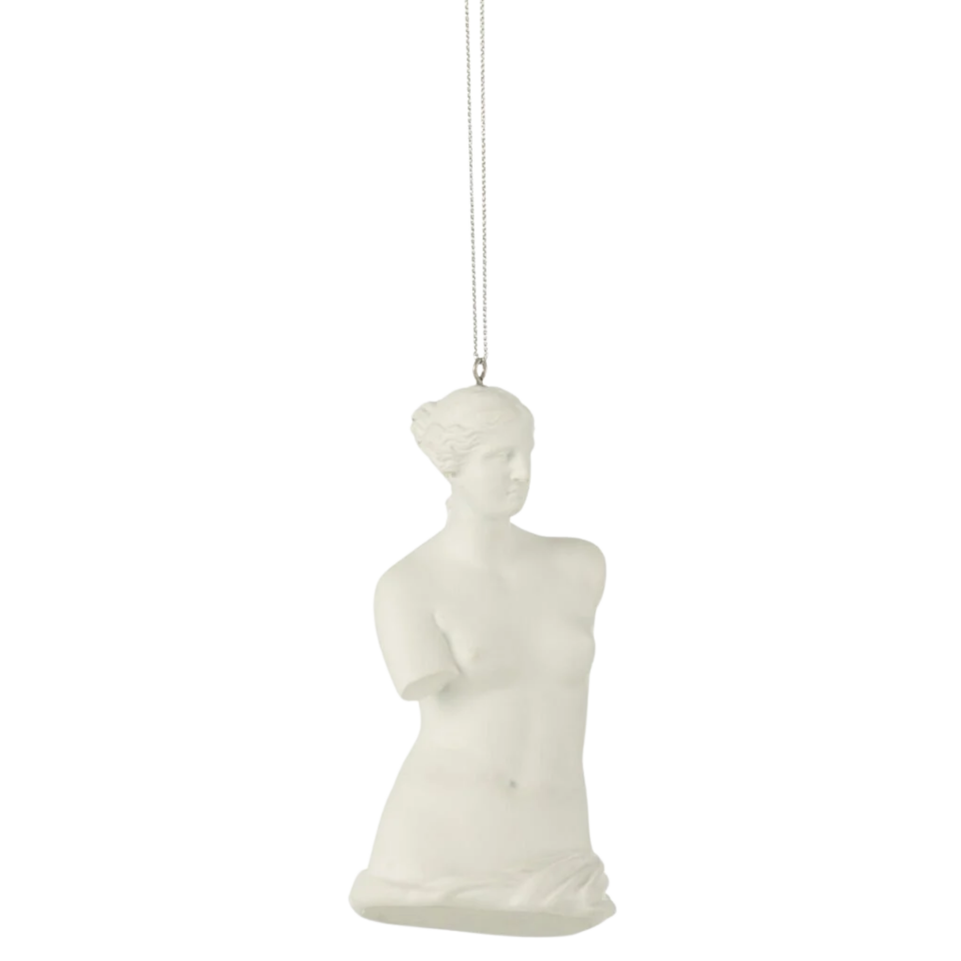 Afrodit Büstü Heykel Ağaç Süsü - Beyaz