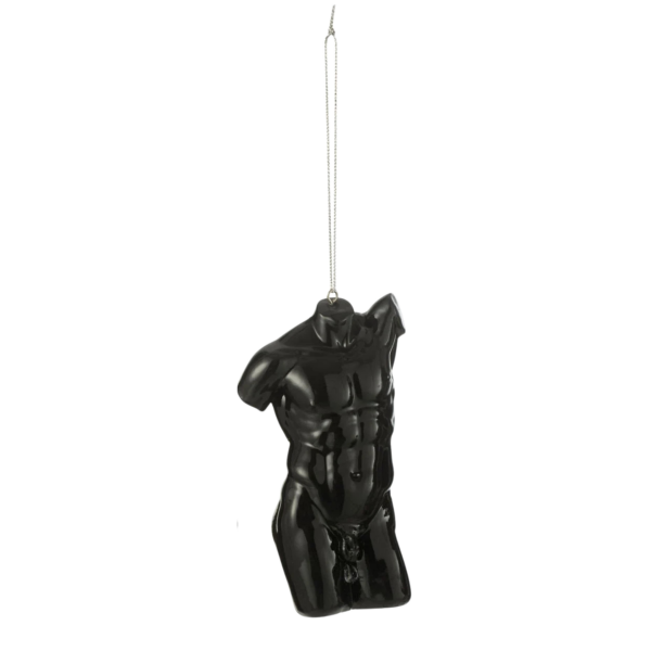 Hermes Torso Heykel Ağaç Süsü - Siyah