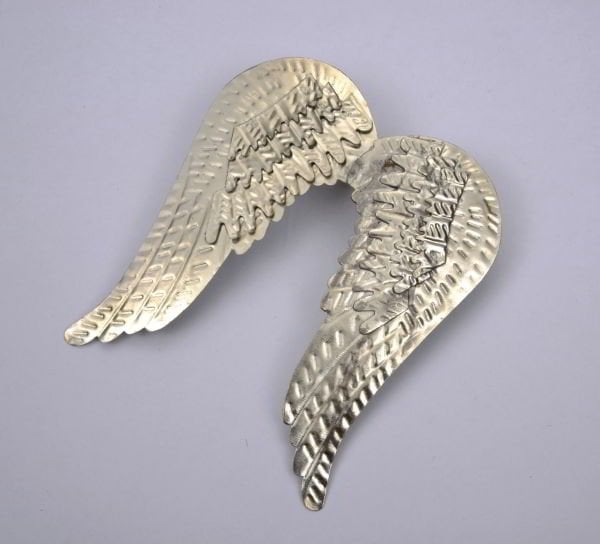 GÜMÜŞ MELEK KANADI MUM PİNİ