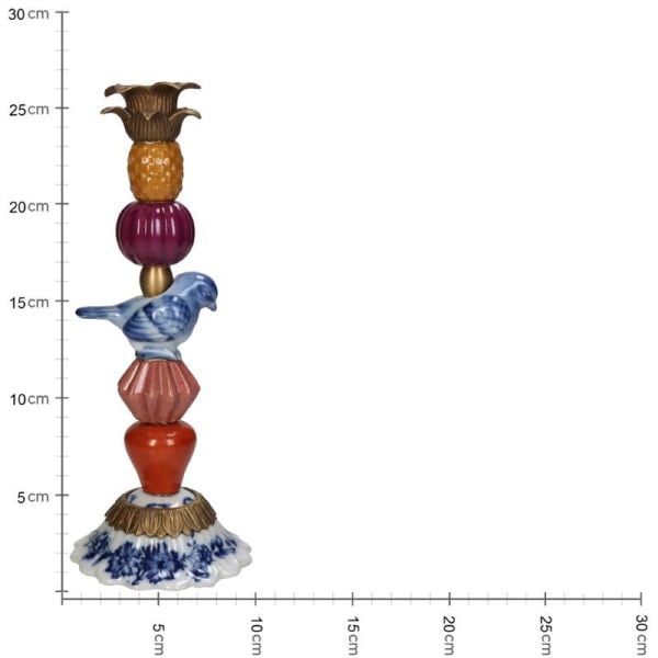 Doğanın Armonisi Kuşlu Şamdan