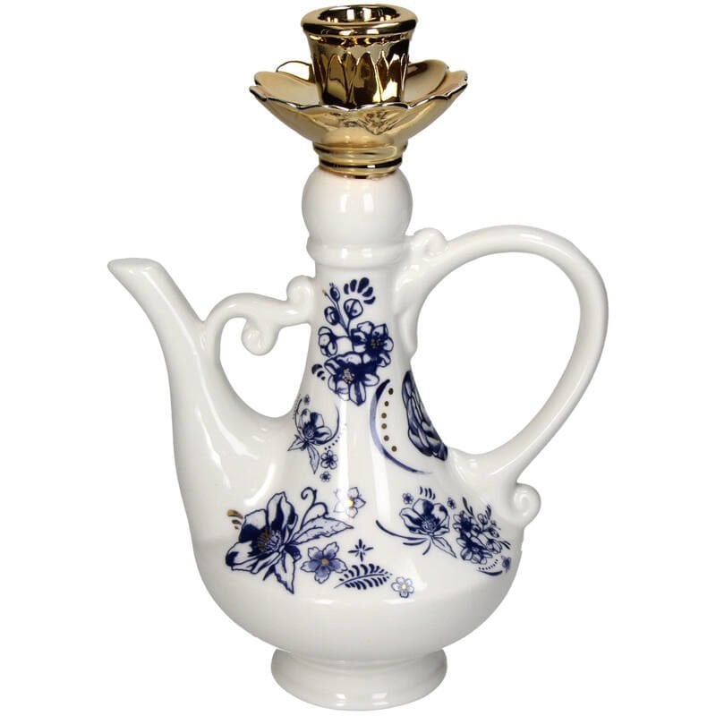 Bleu Blanc Çaydanlık İnce Şamdan