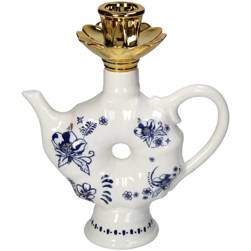 Bleu Blanc Çaydanlık Şamdan