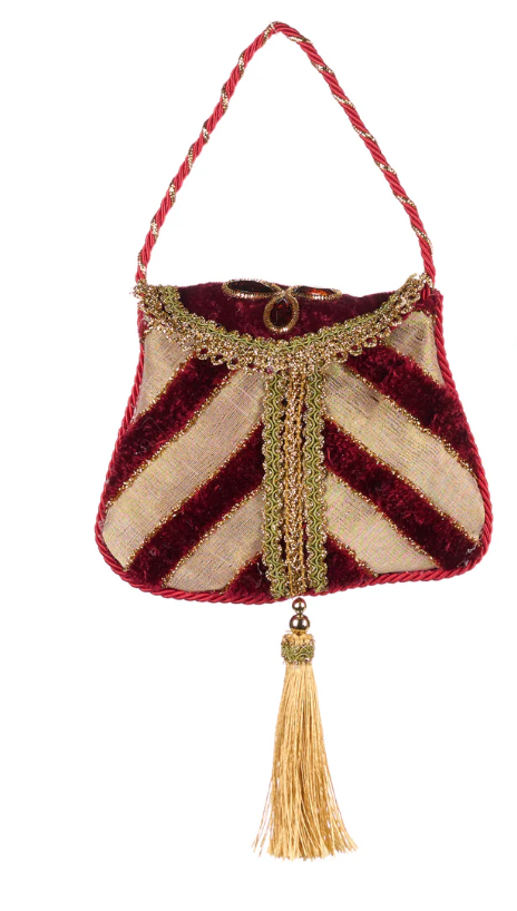 ART DECO STİLİ İŞLEMELİ GECE ÇANTASI YILBAŞI SÜSÜ, GOODWILL